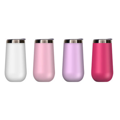 Copo de vinho em forma de ovo 10oz 6oz vidro de sublimação de aço inoxidável