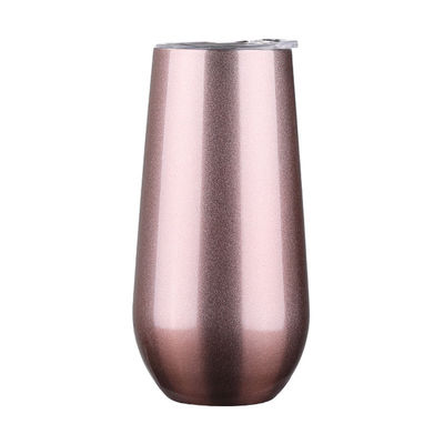 Copo de vinho em forma de ovo 10oz 6oz vidro de sublimação de aço inoxidável