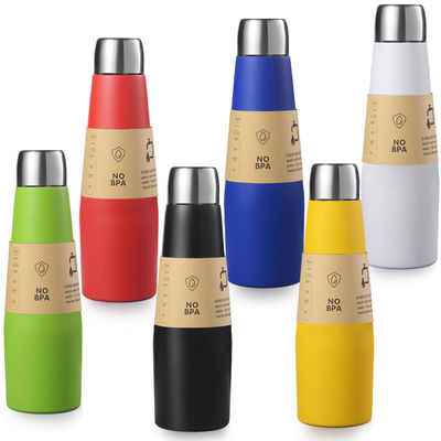 18 OZ aço inoxidável Cola em forma de garrafa de água Flasca térmica Esporte estilo de design