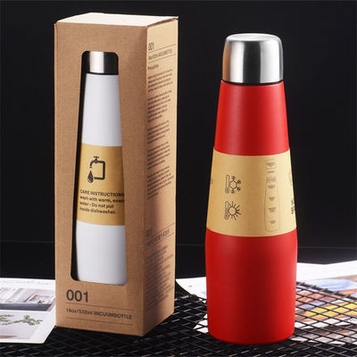 18 OZ aço inoxidável Cola em forma de garrafa de água Flasca térmica Esporte estilo de design