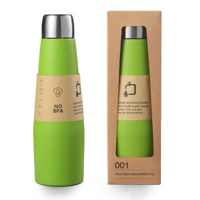 Frascos de vácuo Thermos de aço inoxidável Frasco de café Copo de água quente Thermo Mug 18 oz