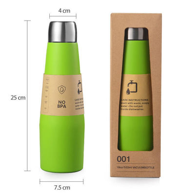Frascos de vácuo Thermos de aço inoxidável Frasco de café Copo de água quente Thermo Mug 18 oz
