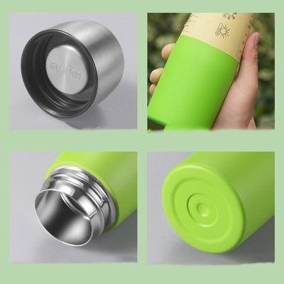 Frascos de vácuo Thermos de aço inoxidável Frasco de café Copo de água quente Thermo Mug 18 oz