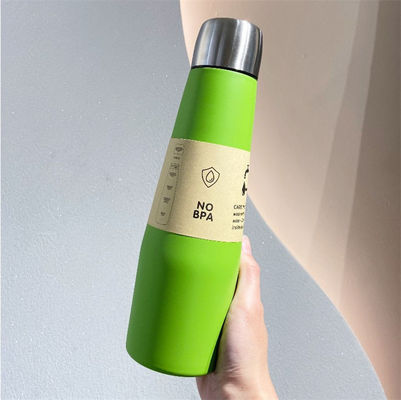 Frascos de vácuo Thermos de aço inoxidável Frasco de café Copo de água quente Thermo Mug 18 oz