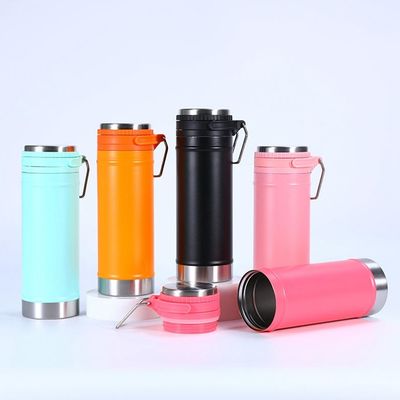 Opções de cores múltiplas 750ml garrafa de água de metal escolha sustentável para viagens ao ar livre