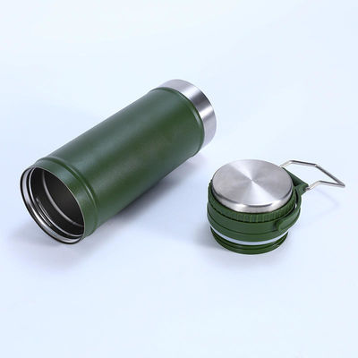Logotipo de impressão personalizada de 750 ml de caneca térmica de aço inoxidável para ar livre