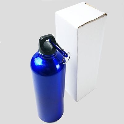 Garrafa de água para mountain bike com carabiner e água fervente aplicável em liga de alumínio