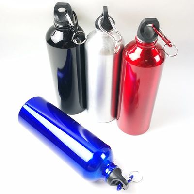 Garrafa de água para mountain bike com carabiner e água fervente aplicável em liga de alumínio
