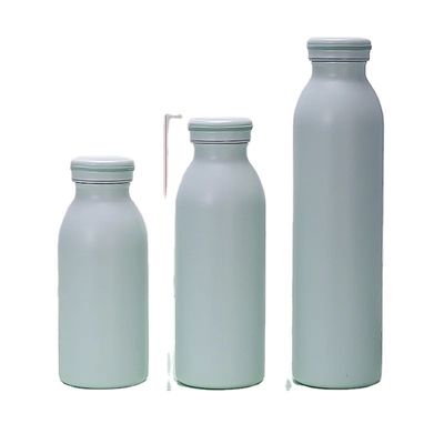 Garrafa de água de aço inoxidável com tinta de borracha macia 350 ml/600 ml Dupla parede isolada